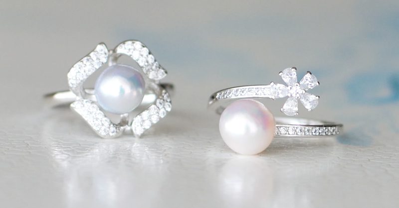 【送料無料】【あこや真珠】7㎜珠フリーサイズのリング