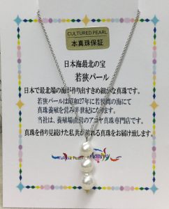 【お家でワークショップ】アコヤ真珠で作る贅沢なペンダントキット